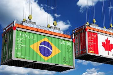 Brasil bate recorde de exportações para o Canadá em 2024